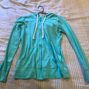 Zip up light weight hoodie